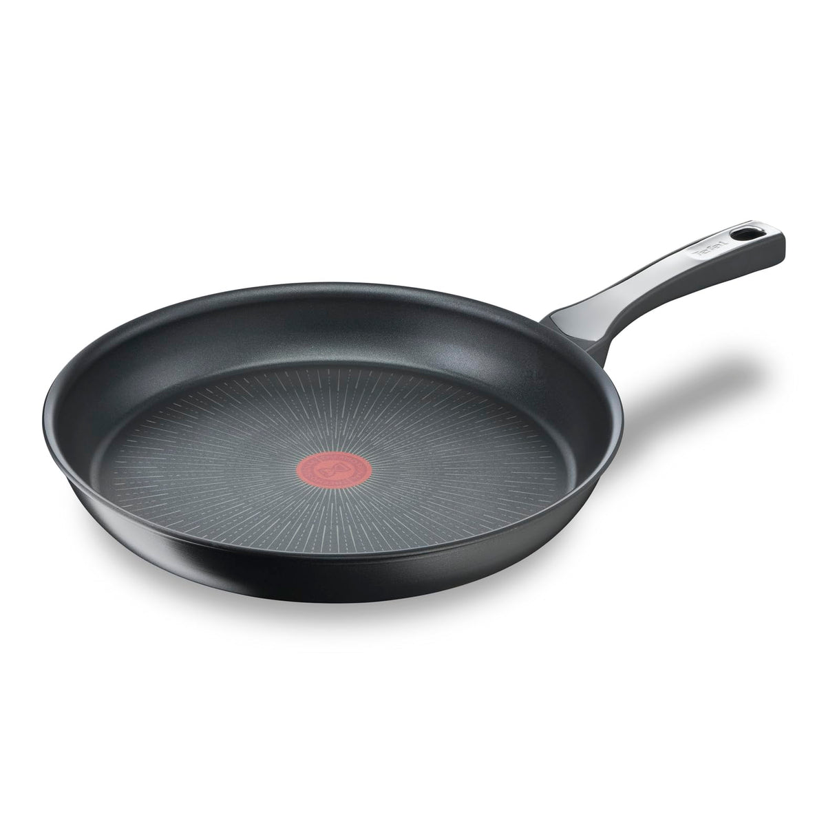 Tefal Unlimited On Frying Pan 32 cm Induction Pan with scratch-resistant Titanium non-stick coating, Thermo-Signal for ideal frying temperature, suitable for all types of cooktops, black, G25908 - G25908AZ