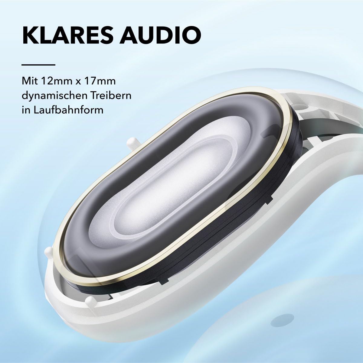 soundcore by Anker C30i, open-ear earbuds, clip-on headphones, stable hold - A3330