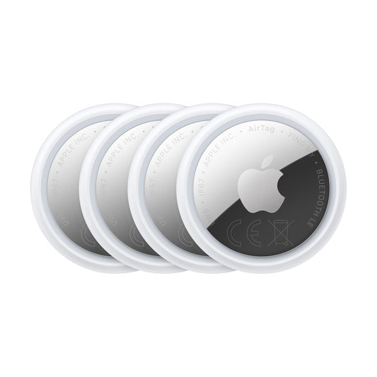 Apple AirTag (2nd Generation) Pack of 4: Tracker for keychain, wallet and more: tracking device with sound, easy one-click setup via iPhone or iPad, key finder, precise search - MFEA4ZM/A
