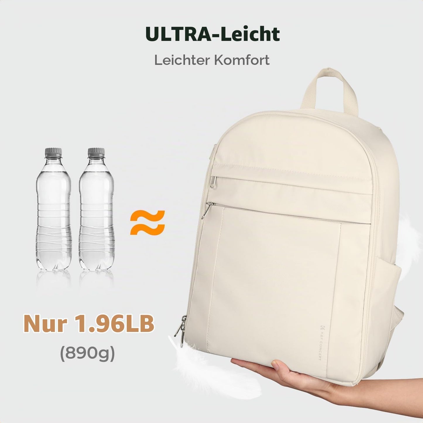 K&F CONCEPT camera backpack photo backpack compact & lightweight with rain cover - KF13.223V5