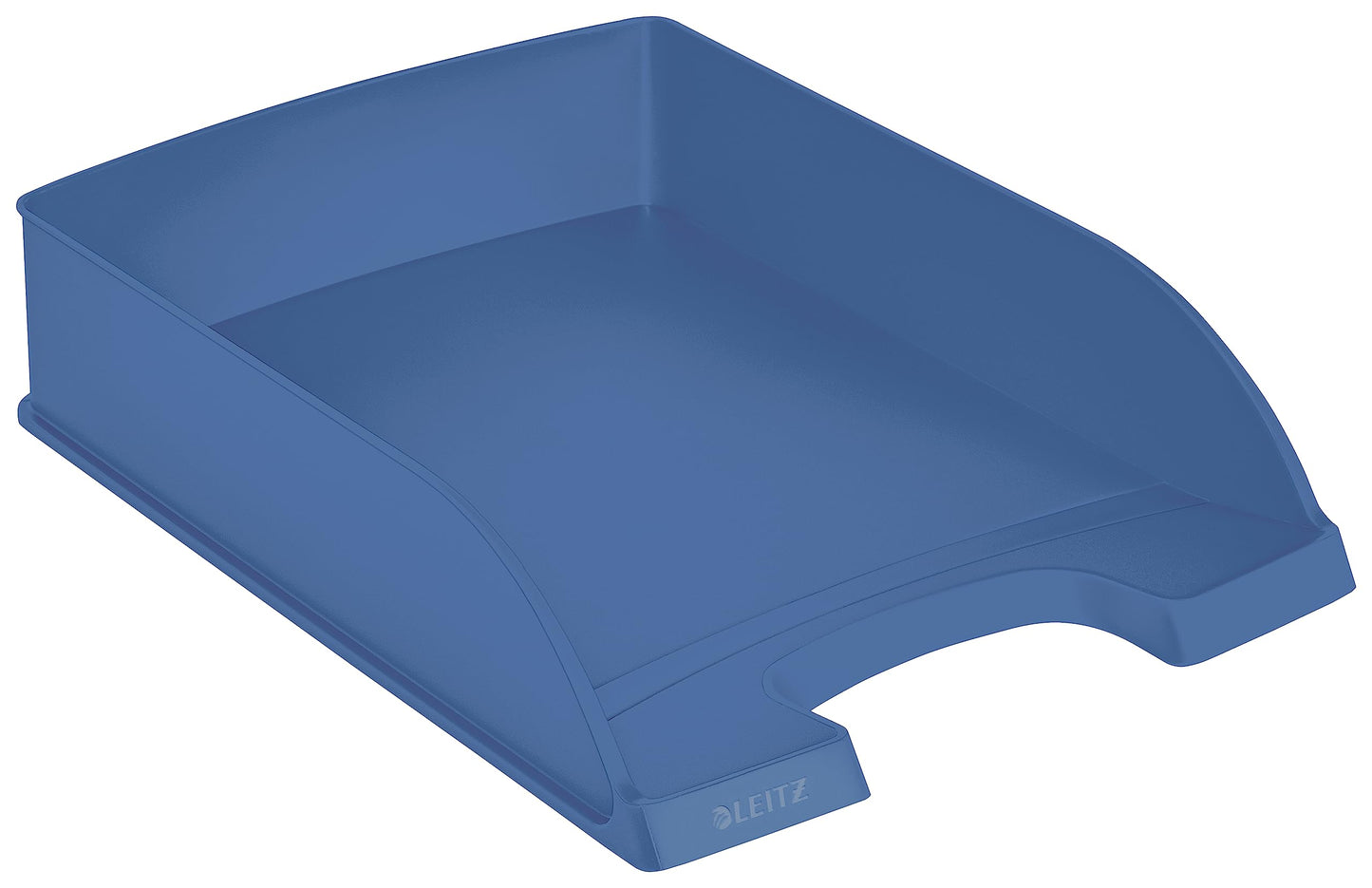 Leitz letter tray A4, pack of 5, stackable storage compartments, Blue Angel, recycling range, blue, 52275030