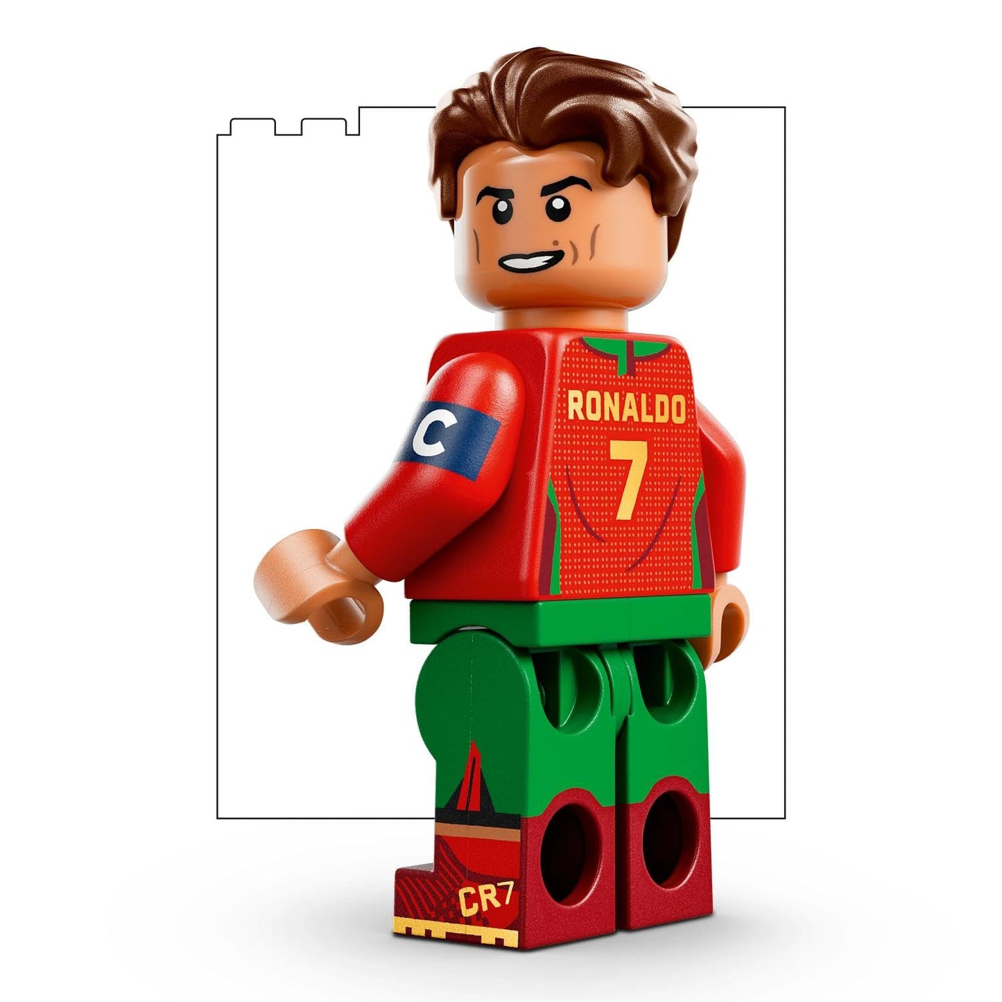 LEGO Editions Cristiano Ronaldo - football highlights toy - 3D model building with minifigure to collect - children's room decoration - gift for boys, girls aged 10 and over and adult sports fans - 43012