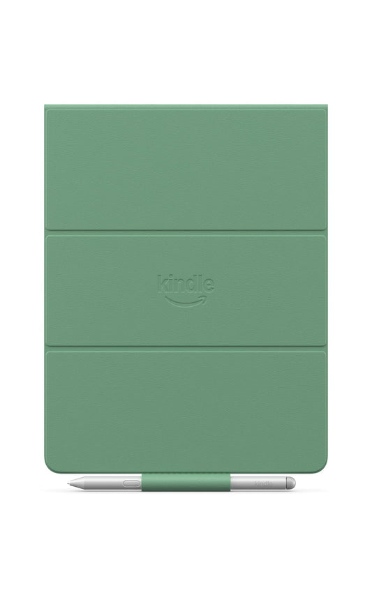 New Amazon Kindle Scribe flip case with magnetic attachment, sustainable design, practical and protective plant-based case - 53-101633