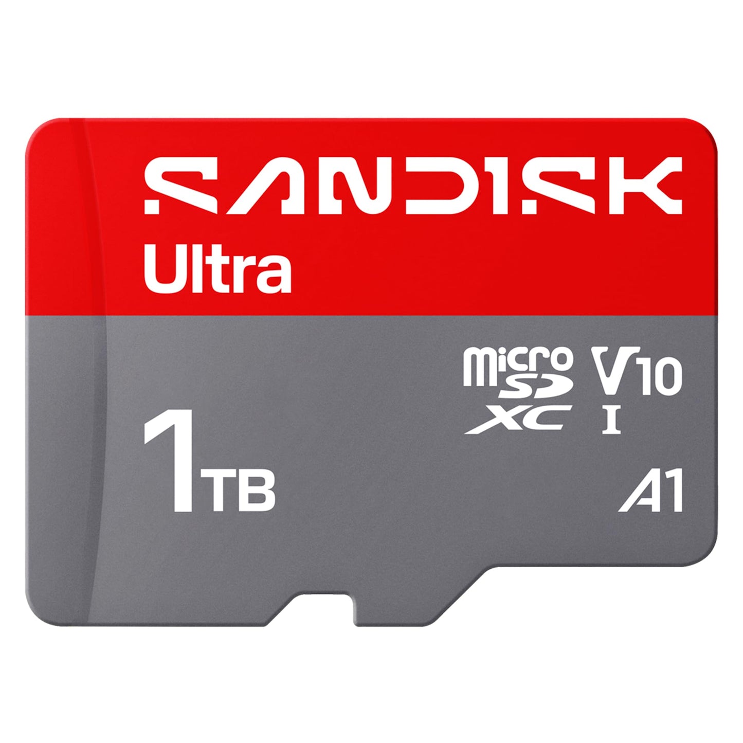 SANDISK Ultra microSDXC 1TB, UHS-I Card + SD Adapter (up to 195MB/s Read, Full HD Video, V10, U1, C10, A1) Card for Android smartphones or tablets, cameras and laptops - SDSQUJQ-1T00-GZ6MA