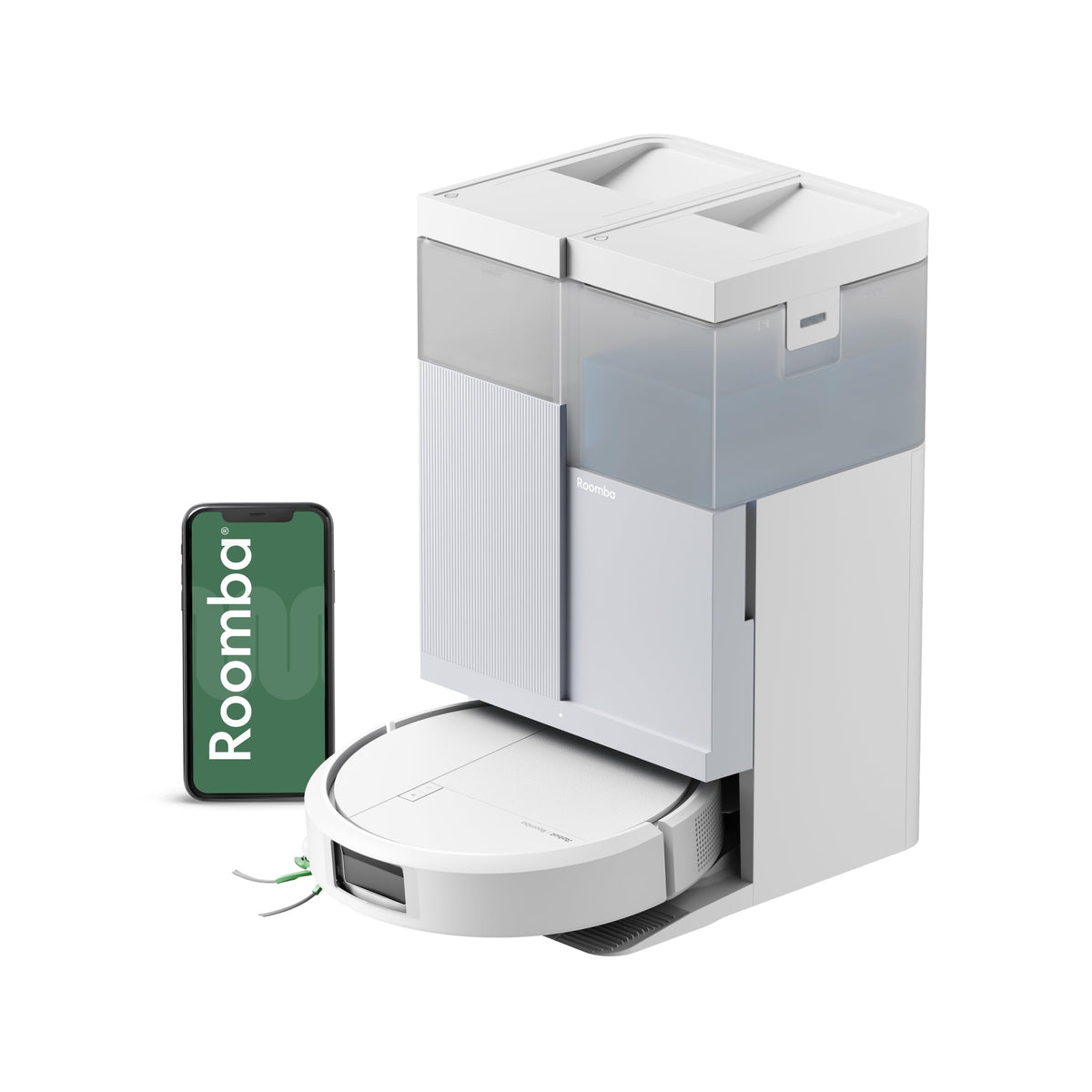 iRobot Roomba Plus 416 Vacuum Robot, AutoWash Base, Rotating Mopping Cloths - G282240