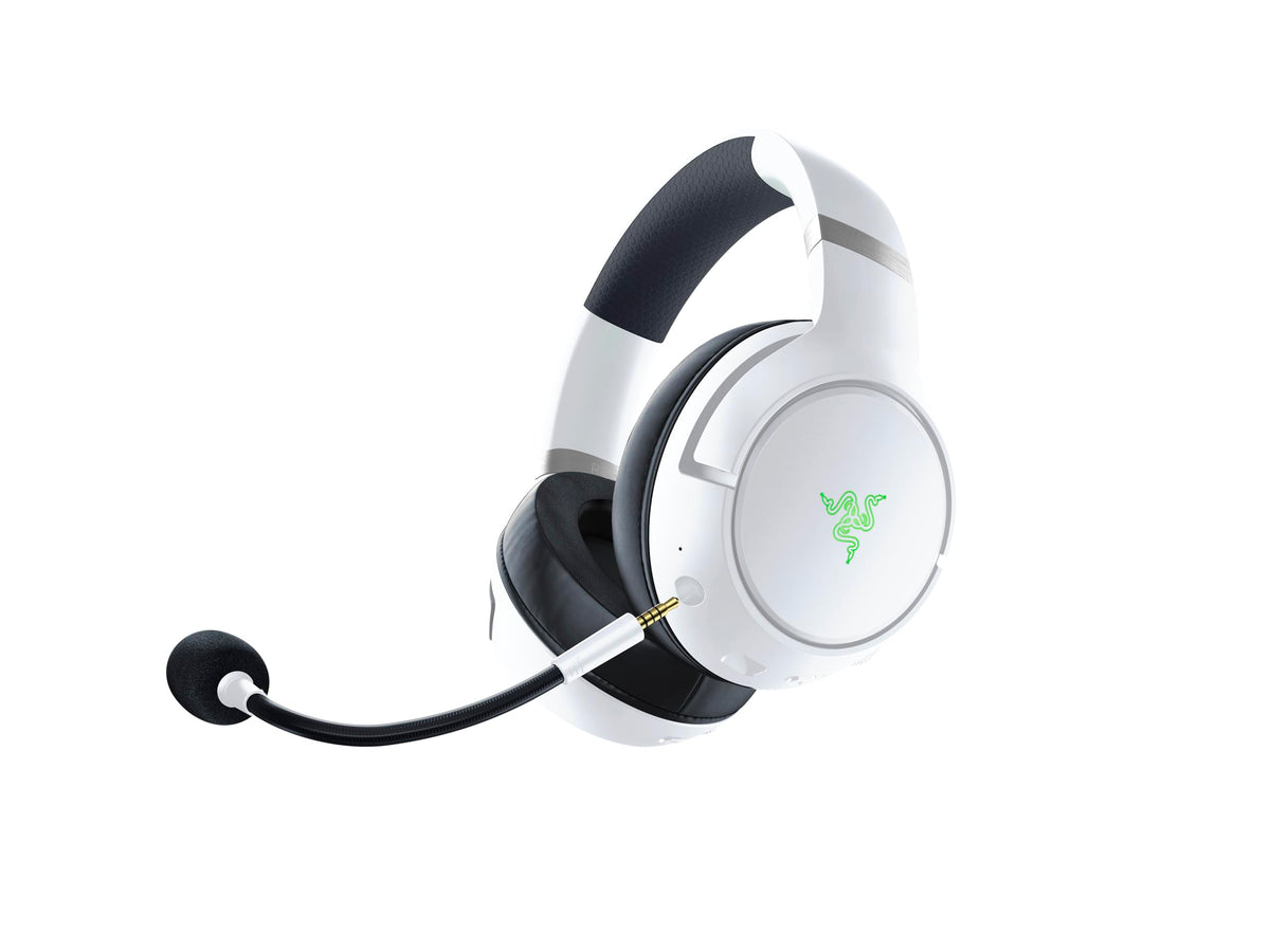 Razer Kaira Pro pentru Xbox - Cască wireless pentru Xbox Series X|S (drivere TriForce Titanium de 50mm, microfon HyperClear Supercardioid, microfon dedicat) Alb Mercury - RZ04-03470300-R3M1