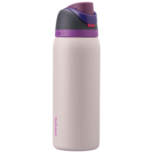 Owala FreeSip Insulated Stainless Steel Drinking Bottle with Straw, 945ml - BPA Free, Ideal for Sports, Fitness, Outdoor and Travel, Dreamy Field - C06170