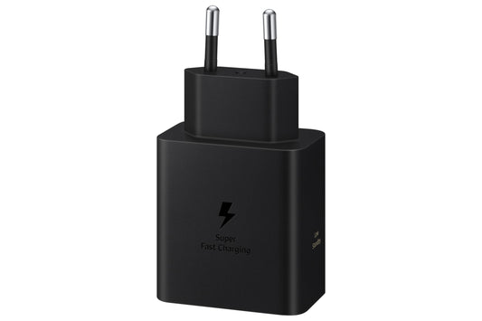Samsung fast charging adapter EP-T6010N, USB-C charger with 60W fast charging, compatible with devices from other manufacturers, black