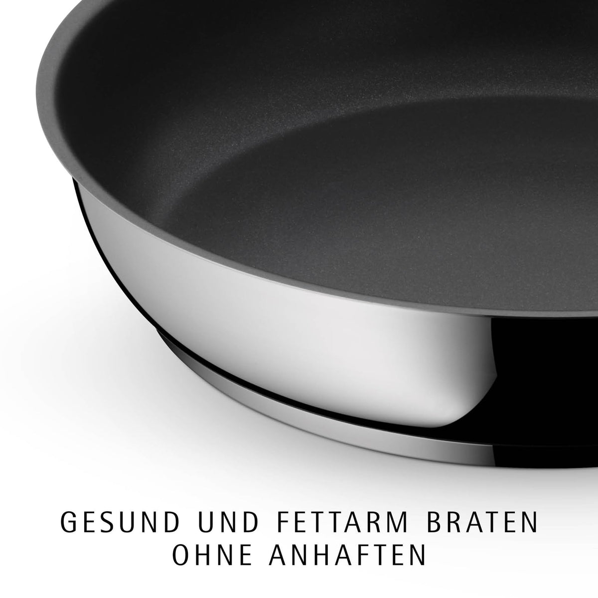 WMF Devil tigaie pentru clătite 18 cm, tigaie pentru ouă inducție, Cromargan oțel inoxidabil acoperit, strat antiaderent, mâner din plastic - 733486021