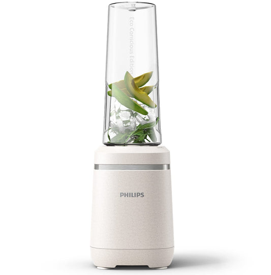 Philips stand mixer - Eco Conscious Edition, 350 watts, ProBlend technology, Tritan Renew™ cup, BPA-free, silk white matt (HR2500/00)