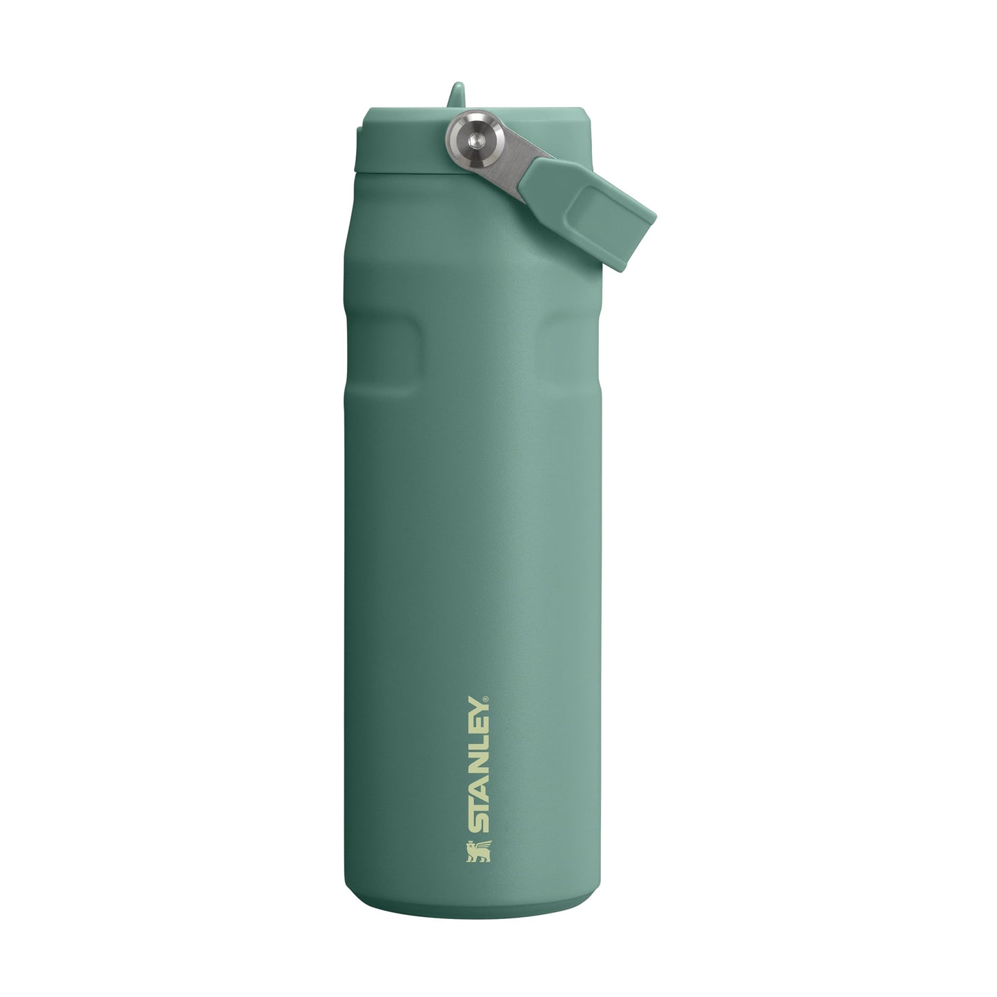 Stanley 1913 Flip Straw Drinking Bottle with Straw 0.7L - Thermo Mug Cools for 10 Hours - Ice Cold for 3 Days - BPA Free - Leakproof - For Drink Holders - Dishwasher Safe - Shale - 100000143061
