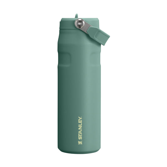 Stanley 1913 Flip Straw Drinking Bottle with Straw 0.7L - Thermo Mug Cools for 10 Hours - Ice Cold for 3 Days - BPA Free - Leakproof - For Drink Holders - Dishwasher Safe - Shale - 100000143061