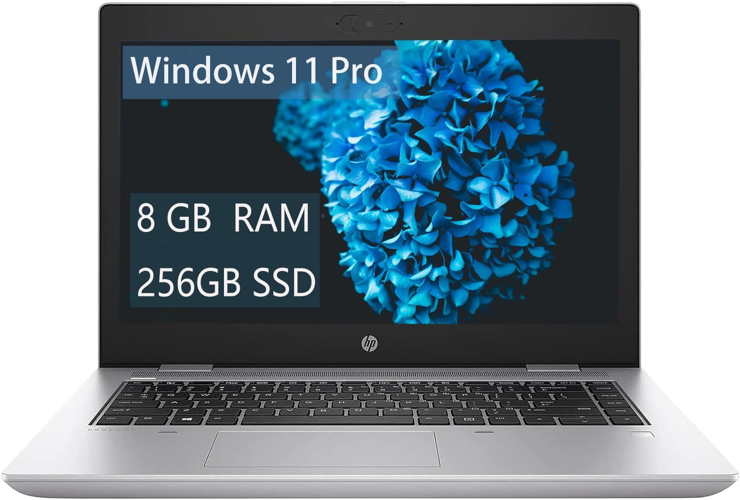 HP ProBook 640 G5 Business Laptop, 14 inch FHD (1920x1080), Intel Core i5-8365U, 8GB RAM, 256GB SSD, US QWERTY keyboard, Windows 11 Pro (refurbished)