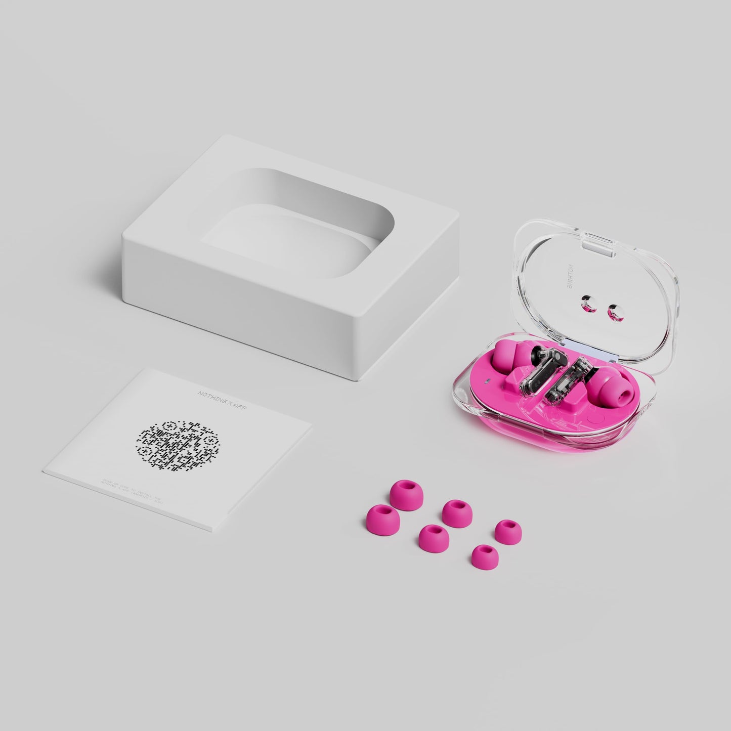 Nothing Ear (3a) sound-balancing earbuds, 45dB Hybrid ANC, high-resolution audio with 12mm dynamic bass boost, 6 microphones for clear calls and recordings