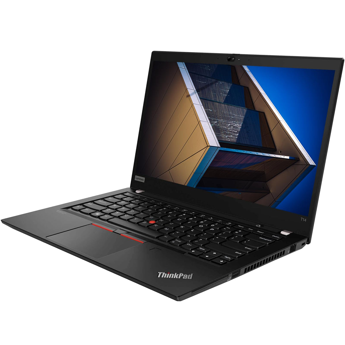 Lenovo Thinkpad T14 Laptop, Procesor Intel de generație a 11-a Core i5-1145G7, 16GB RAM, 512GB SSD, HDMI, Tastatură QWERTY, Windows 11 Pro (Recondiționat)