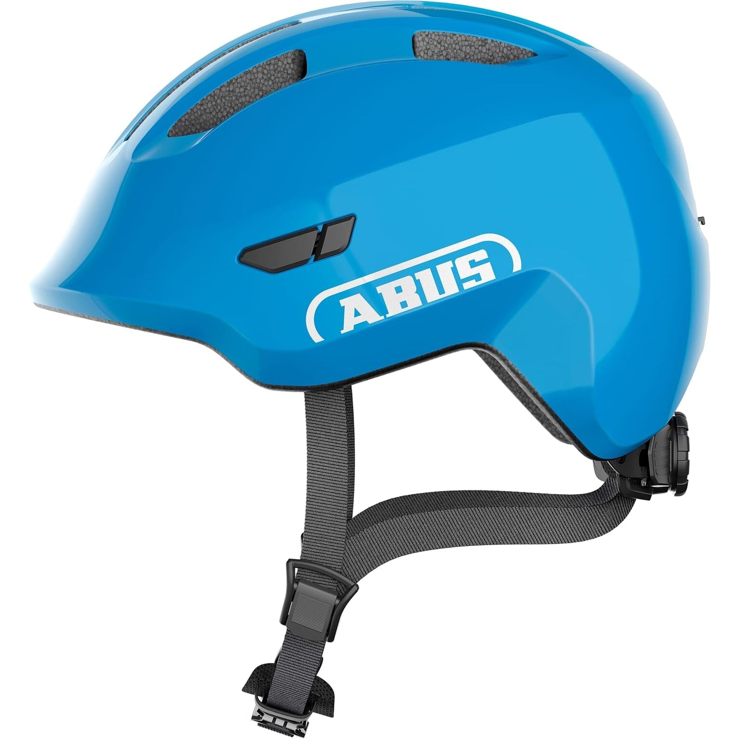 ABUS 67295 Bicycle Helmet, Blue (Shiny Blue), M (50-55 cm)