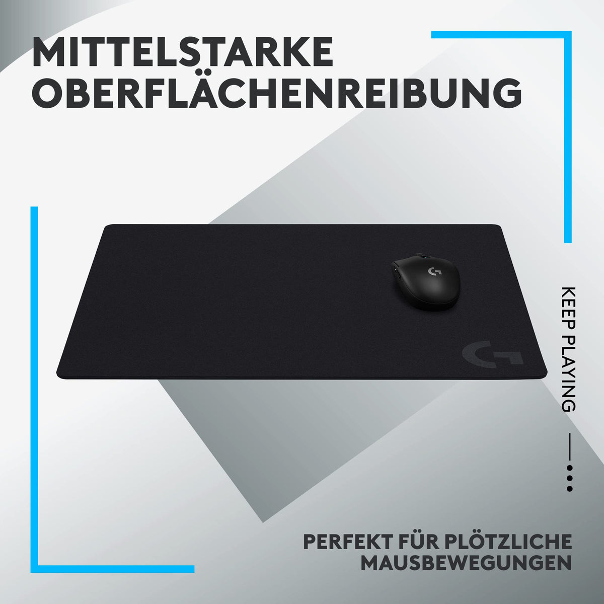 Logitech G G640 Large Cloth Gaming Mouse Pad - 943-000799