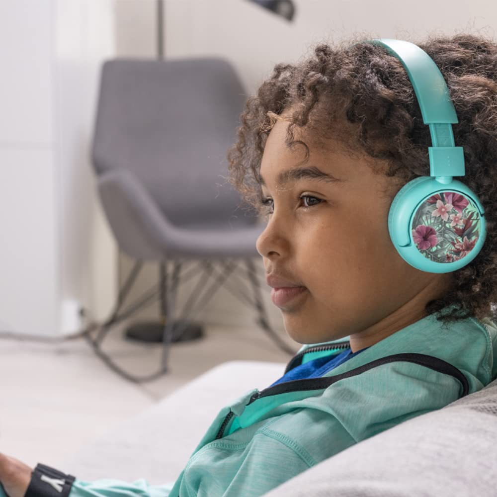 Brand new and “Made for Amazon”: BuddyPhones PopTime Pro Bluetooth children's headphones with volume limiter and boom microphone (ages: 3-12 years), teal - BT-BP-POP-TIMEP-TEAL