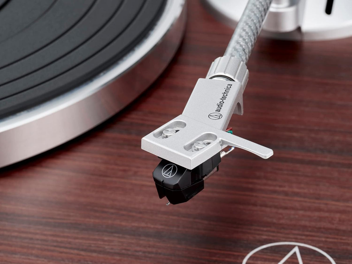 Audio-Technica LPW50BTRW Platan turntable fără fir cu acționare prin curea palisandru - AT-LPW50BTRW