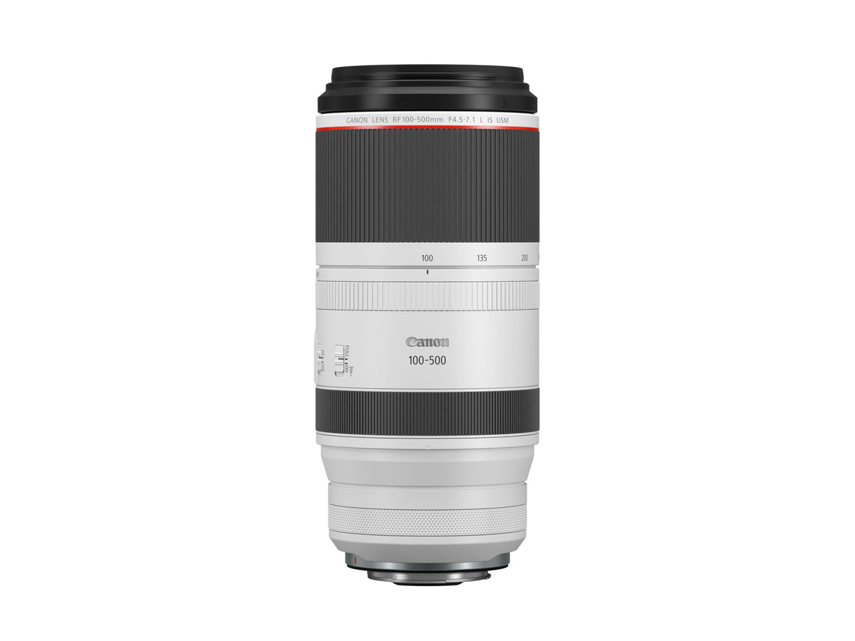 Canon Lens RF 100-500mm F4.5-7.1L is USM (Super Telephoto Lens for EOS R Series, 5-stop Optical Image Stabilizer, Dual Nano USM Autofocus Drive, 1,525g, Compact), Light Gray