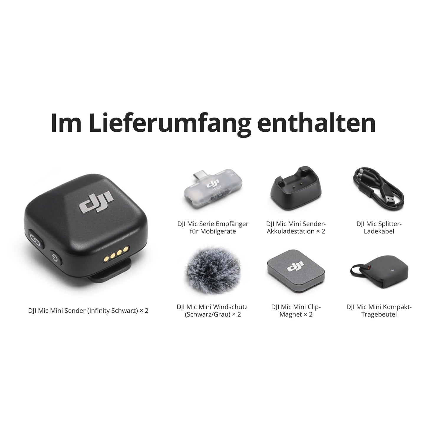 DJI Mic Mini (2 TX + 1 Mobile RX)