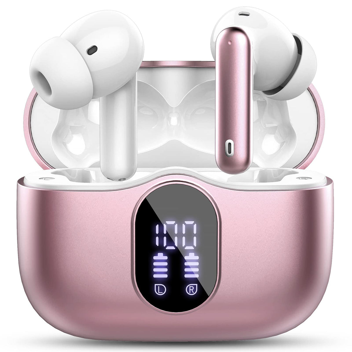 Căști Bluetooth fără fir, căști Bluetooth 5.4, căști cu bas profund - A90