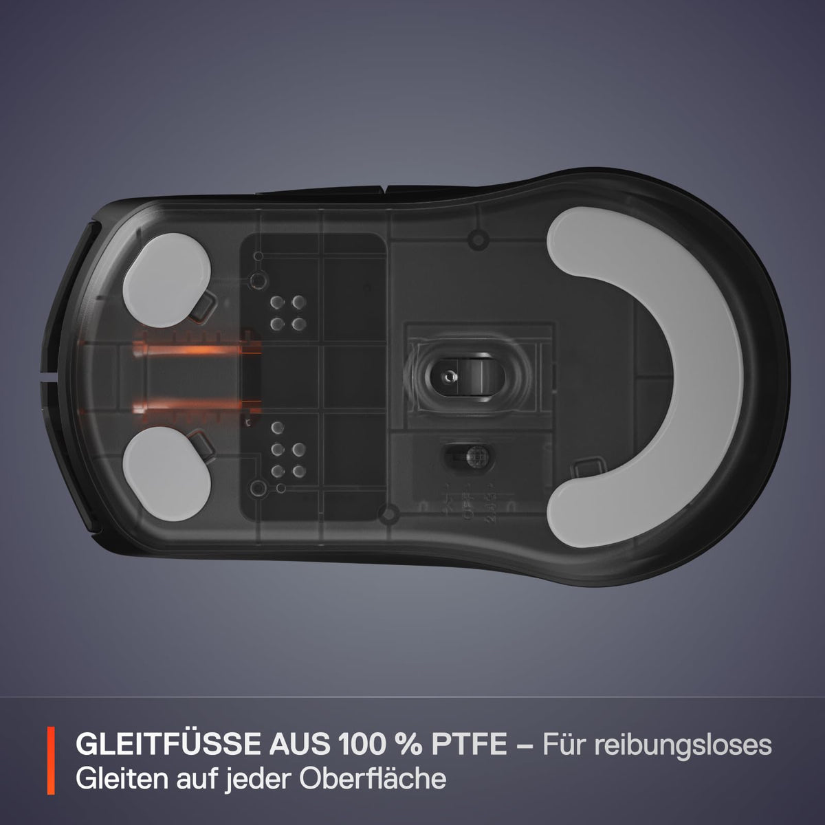 SteelSeries Rival 3 Wireless Gen 2 Gaming Mouse – 2.4 GHz and Bluetooth – 18,000 DPI TrueMove Air optical sensor – 60 million clicks guaranteed – Ultra-lightweight – PTFE glide feet - Black - 62523