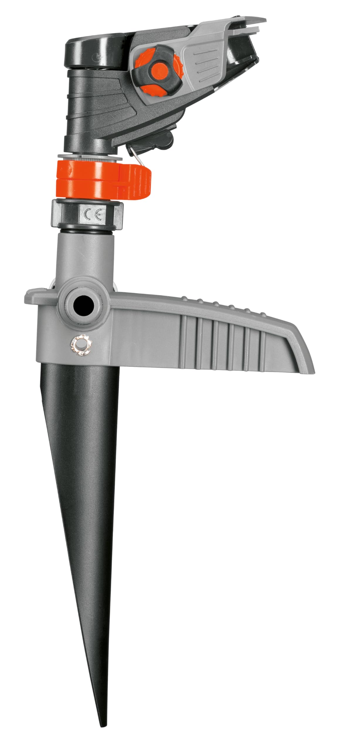 Gardena Comfort pulse, circle and sector sprinkler (on spike): large area sprinkler for irrigating larger areas from 75 to 490 m², infinitely variable range adjustment up to 12.5 m (8141-20) - 08141-20