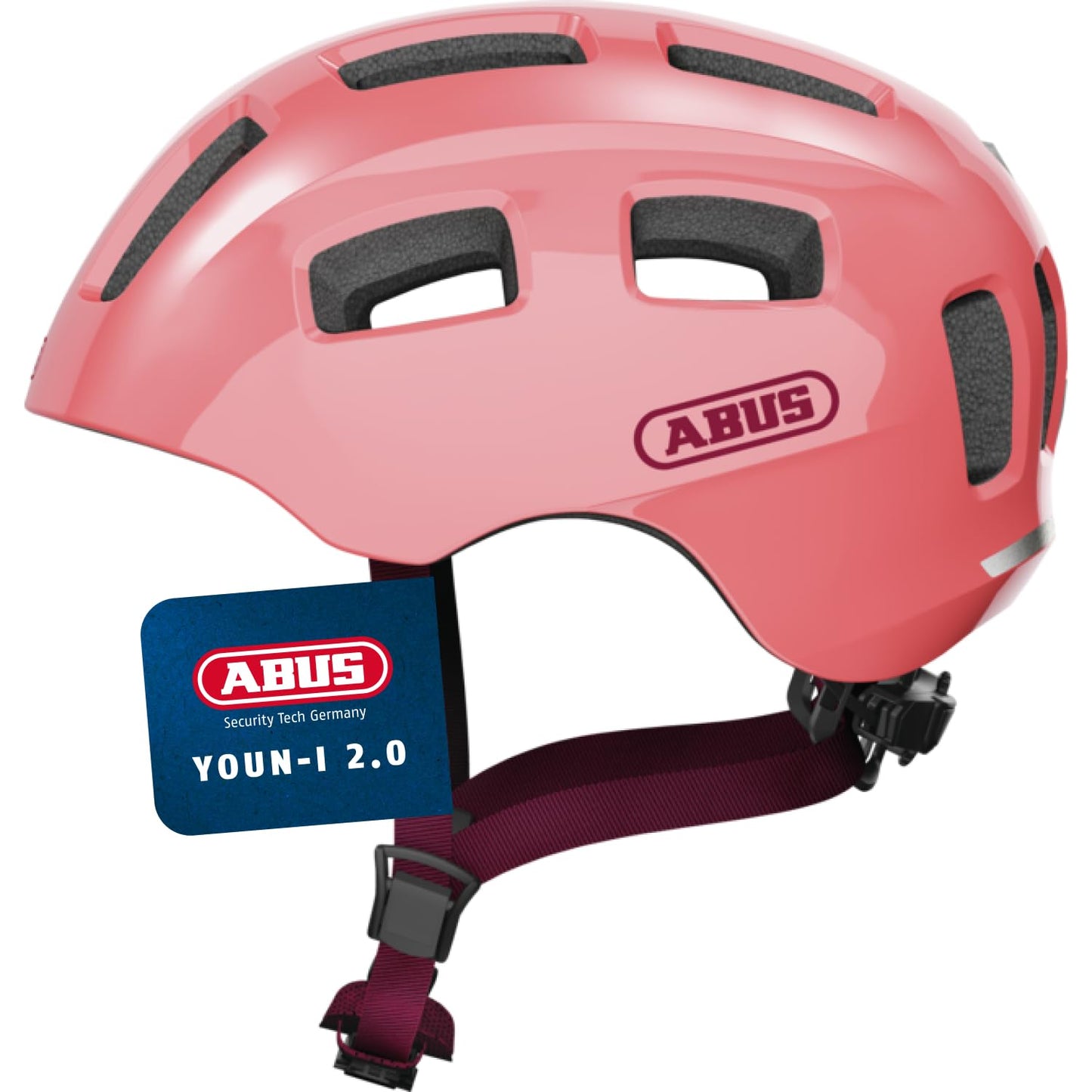 ABUS 40156 bicycle helmet, living coral, S (48-54 cm)