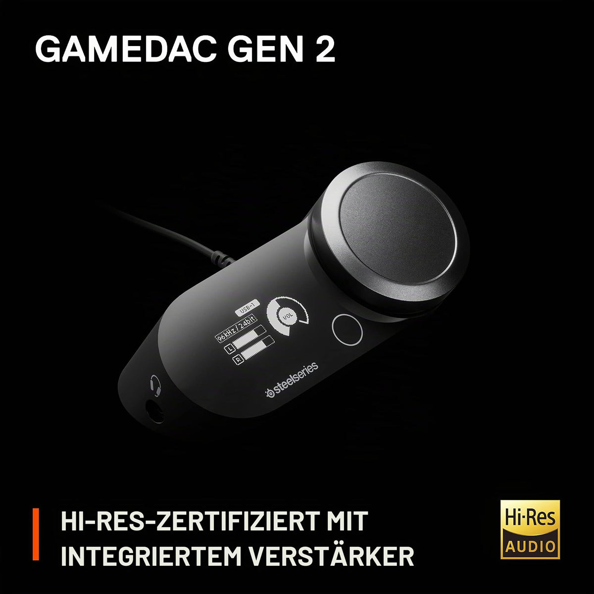 SteelSeries Arctis Nova Pro - Multi-System Gaming Headset (PC, PS5, Switch 2 & more) - Hi-Res Audio - GameDAC Gen 2 with ESS Sabre QuadDAC - 360° Surround Sound - ClearCast Gen 2 Microphone - 61527