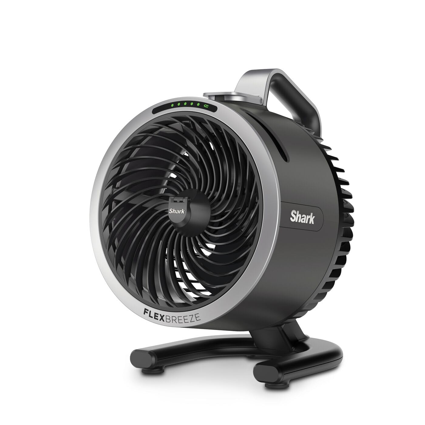 Shark FlexBreeze HydroGo - Powerful mist fan, indoor and outdoor cooling, quiet and durable, with and without cable, compact and lightweight, 5 speeds, anthracite FA050EU