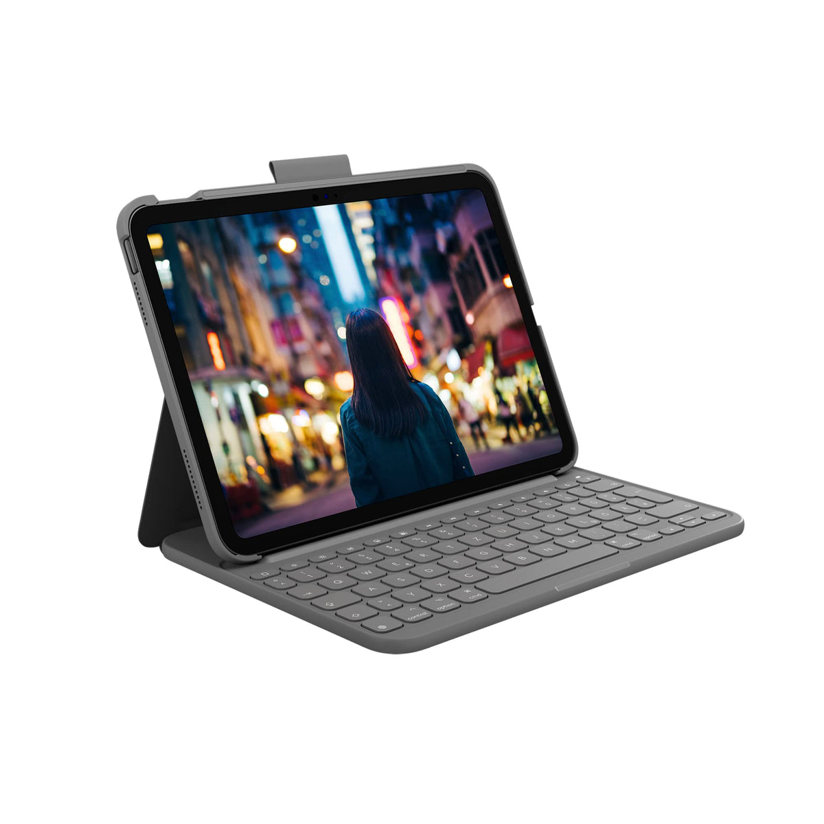 Logitech Slim Folio Tastatur-Cover pentru iPad (a 10-a generație și A16) - 920-011423
