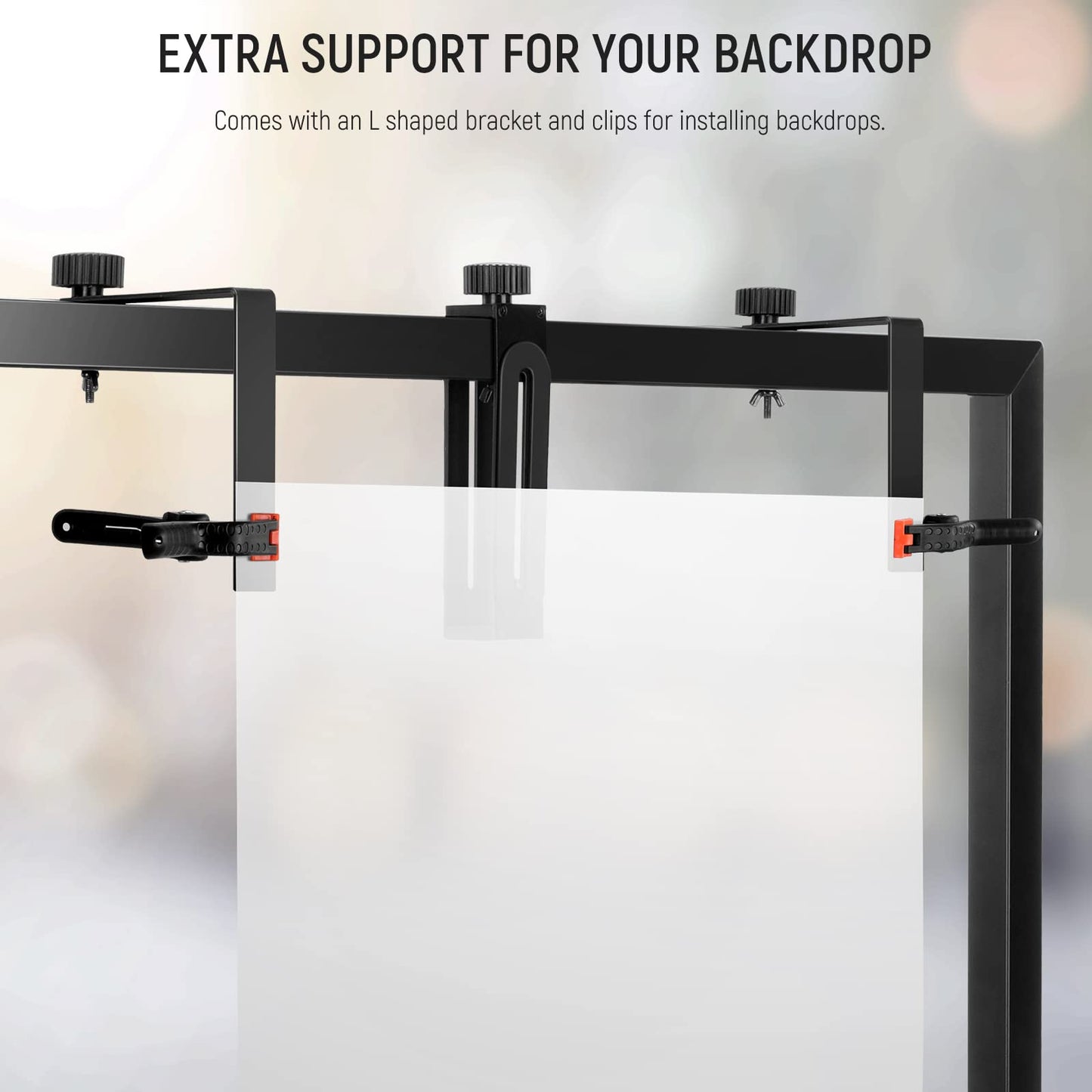 NEEWER Overhead Camera Mount for Top-Down Shooting, Steel Table Top, Multiple Mounting Platform for Flatlay Photography Light Cooking Drawing Crafts, for Tables≥1m Length ST100