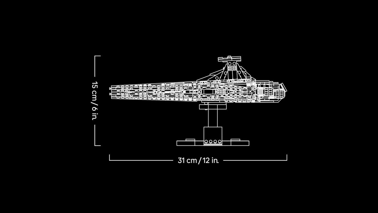 LEGO Star Wars 75441 Venator Class Attack Cruiser - Republic Warship Model Building Set for Adults - Living Room & Shelf Decoration - Gift for Revenge of the Sith Fans