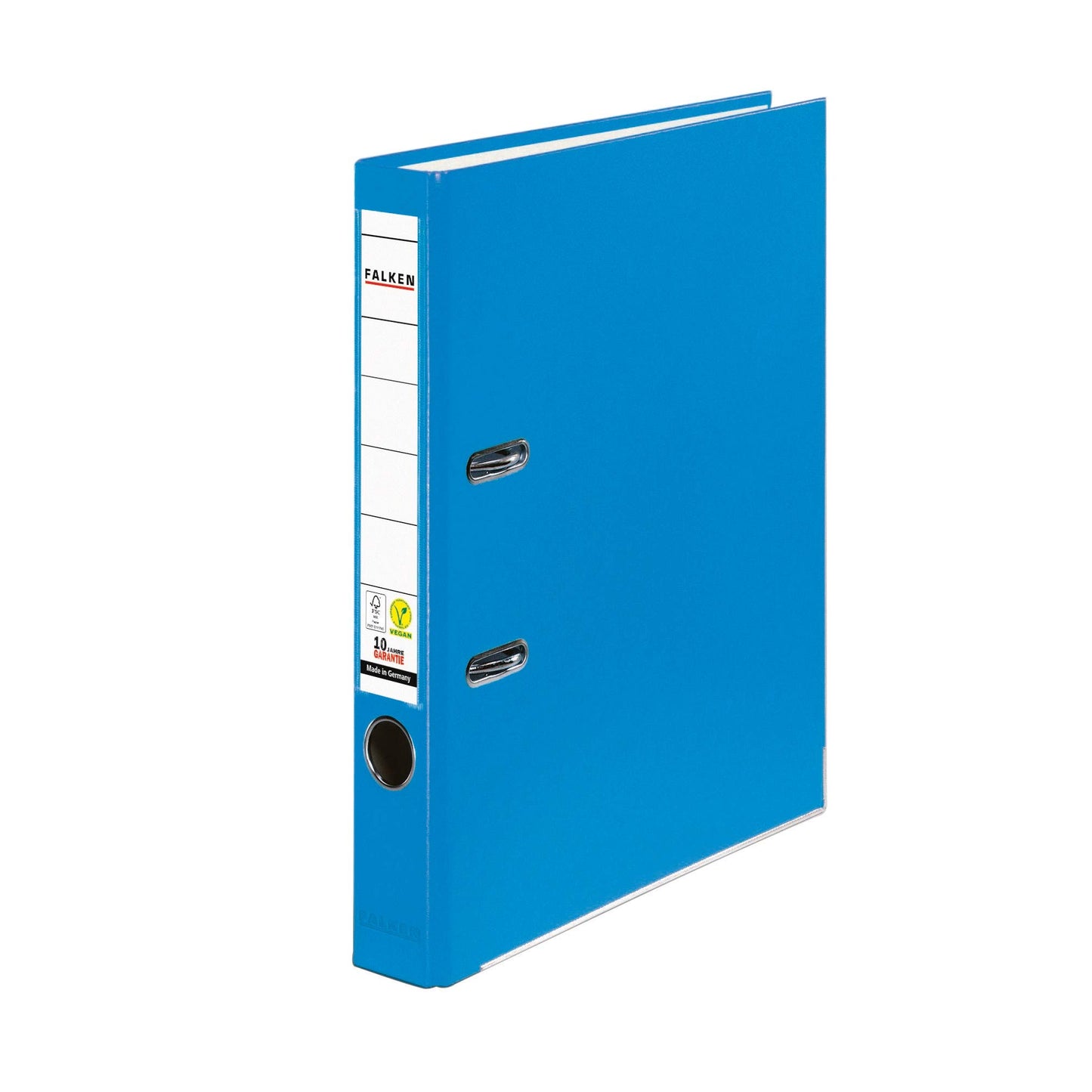 FALKEN 5x PP-Color plastic folder 5 cm narrow DIN A4 aqua - 15047980