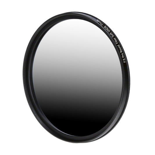 Rollei F:X Pro gray gradient round filter Soft GND 8 screw filter with rotating ring for adjusting the gradient along the axis of rotation Ideal for landscape and architectural photography (77 mm)