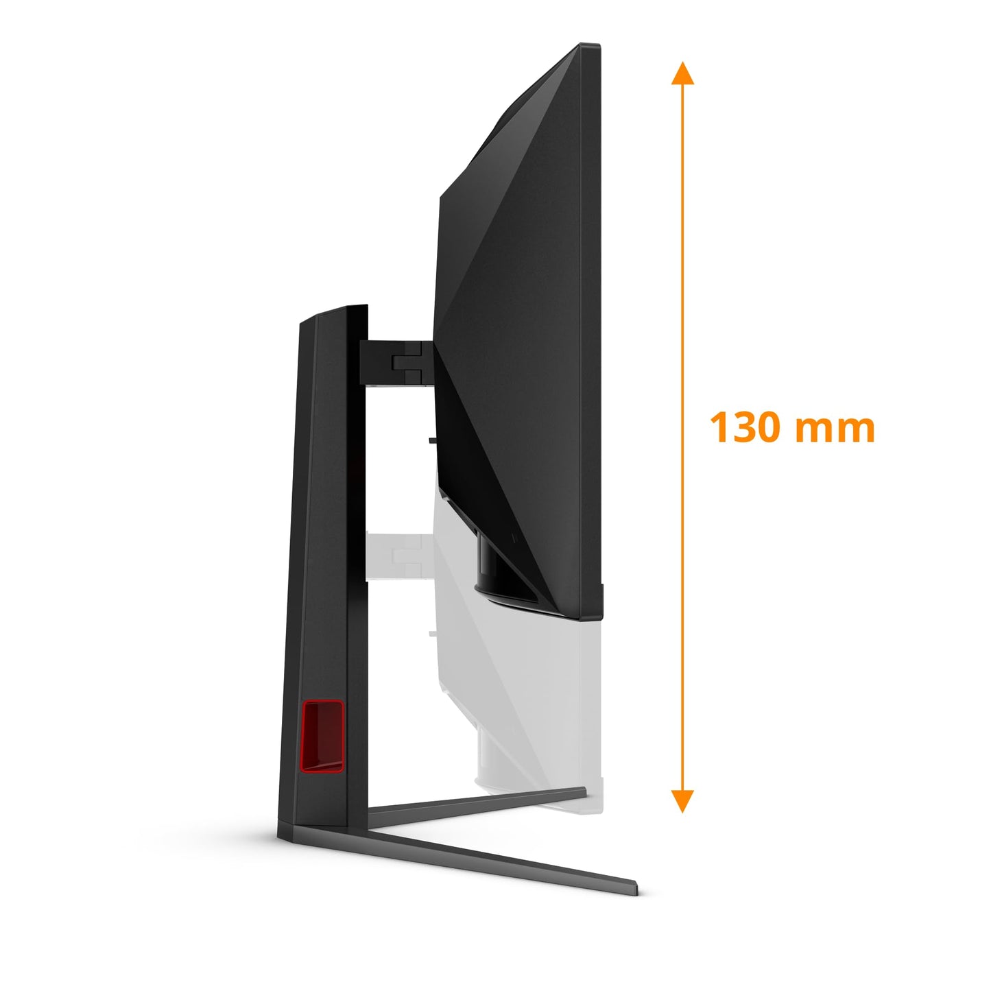AOC CU34G4 34 inch curved, UW-QHD gaming monitor, 180Hz, Fast VA panel, 1ms GtG, HDR10, FreeSync Premium, height adjustment, (3440x1440 HDMI 2X 2.0 DP 1x 1.4) black
