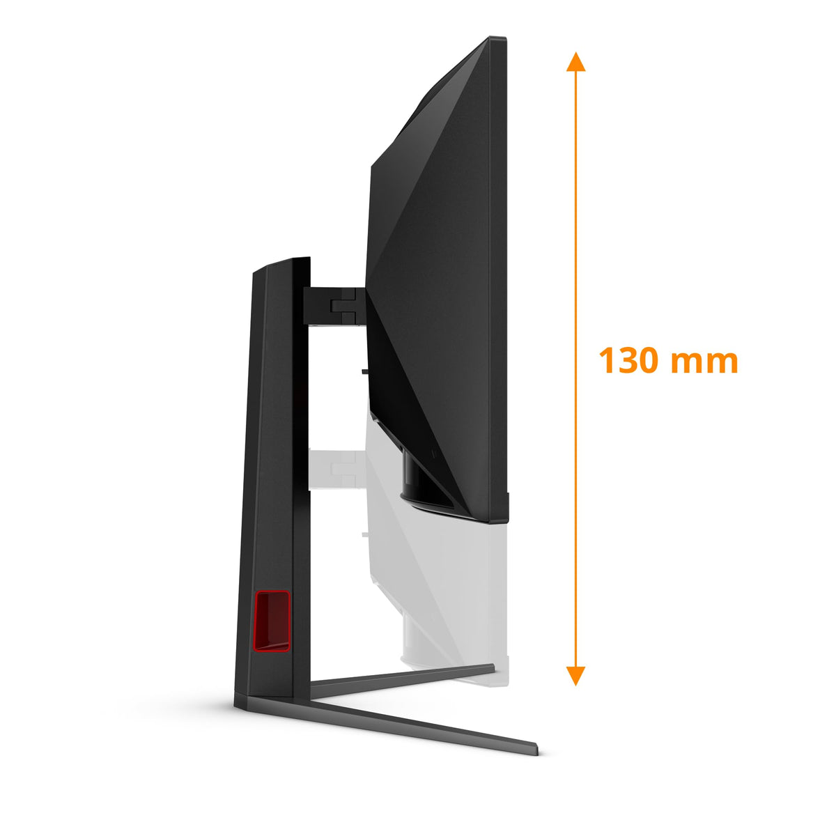 AOC CU34G4AD 34-inch Curved, UW-QHD Gaming Monitor, 180Hz, Fast VA Panel, 1ms GtG, Adaptive Sync, HDR10, FreeSync Premium, Height Adjustable, (3440x1440 HDMI 2X 2.0 DP 1x 1.4) Black