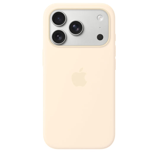 Apple iPhone 17 Pro Silicone Case with MagSafe - Vanilla  - MHVX4ZM/A