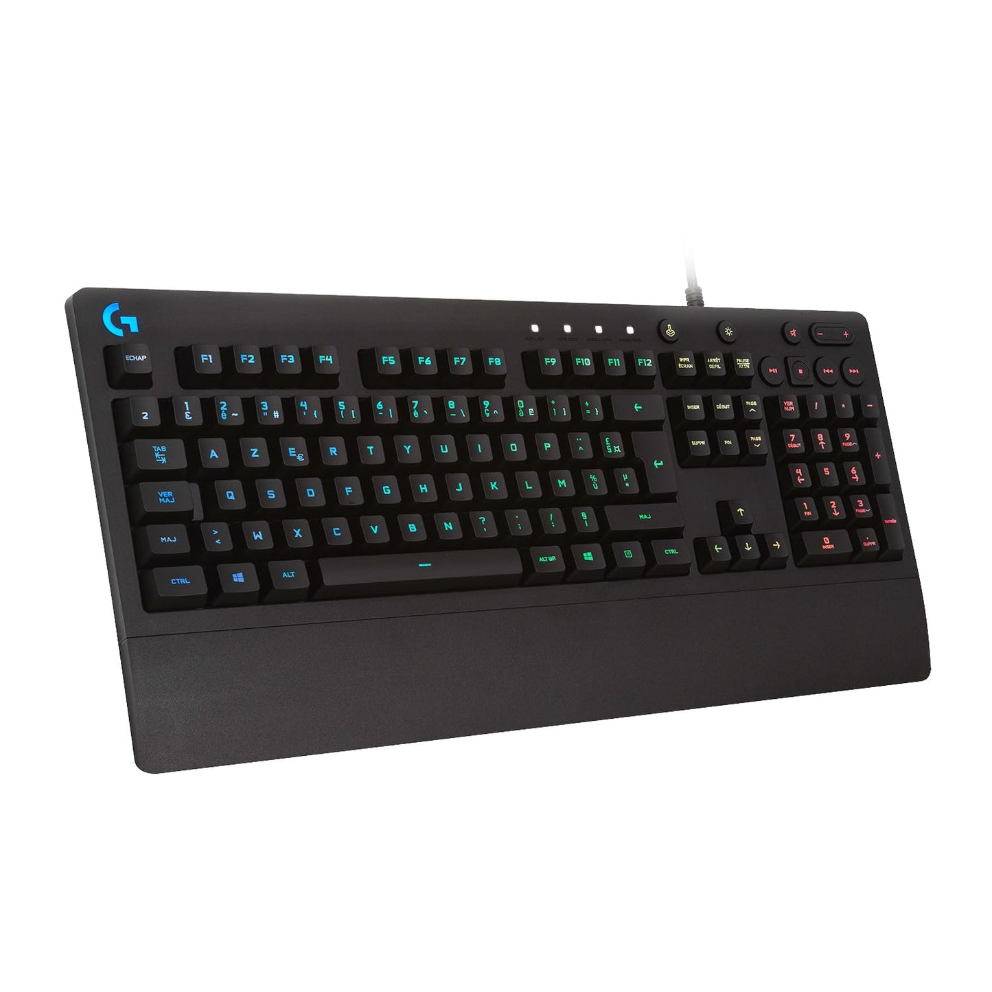 Logitech G213 Prodigy RGB Gaming Keyboard, French AZERTY Layout - Black - 920-008088