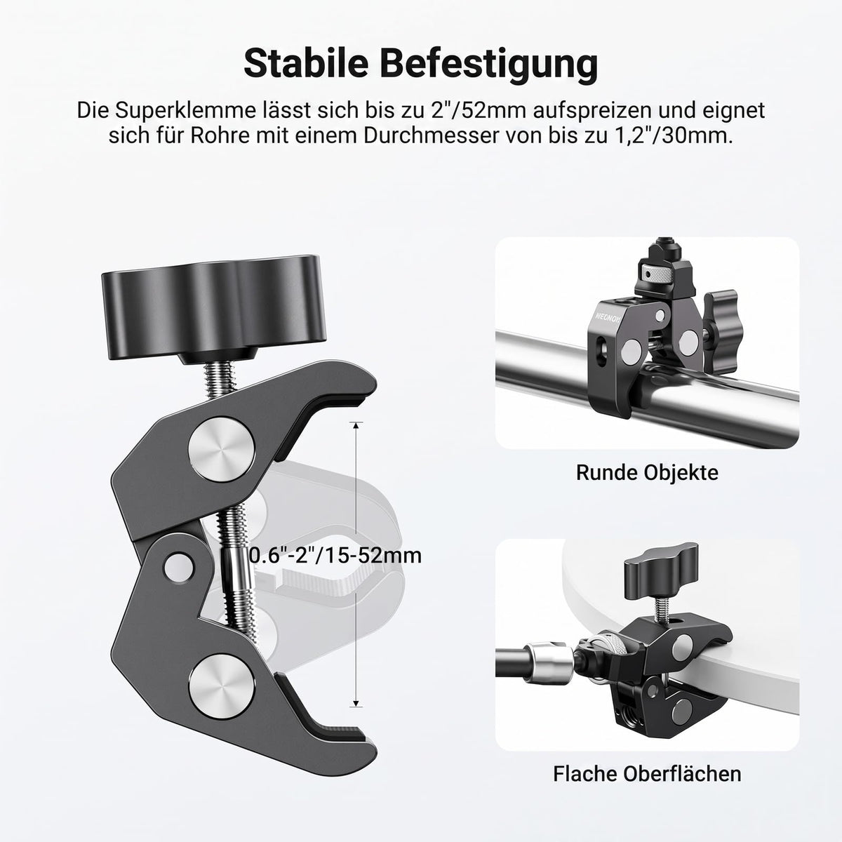 NEEWER 11" Articulating Magic Arm Clamp Mount with Super Clamp, ST16C