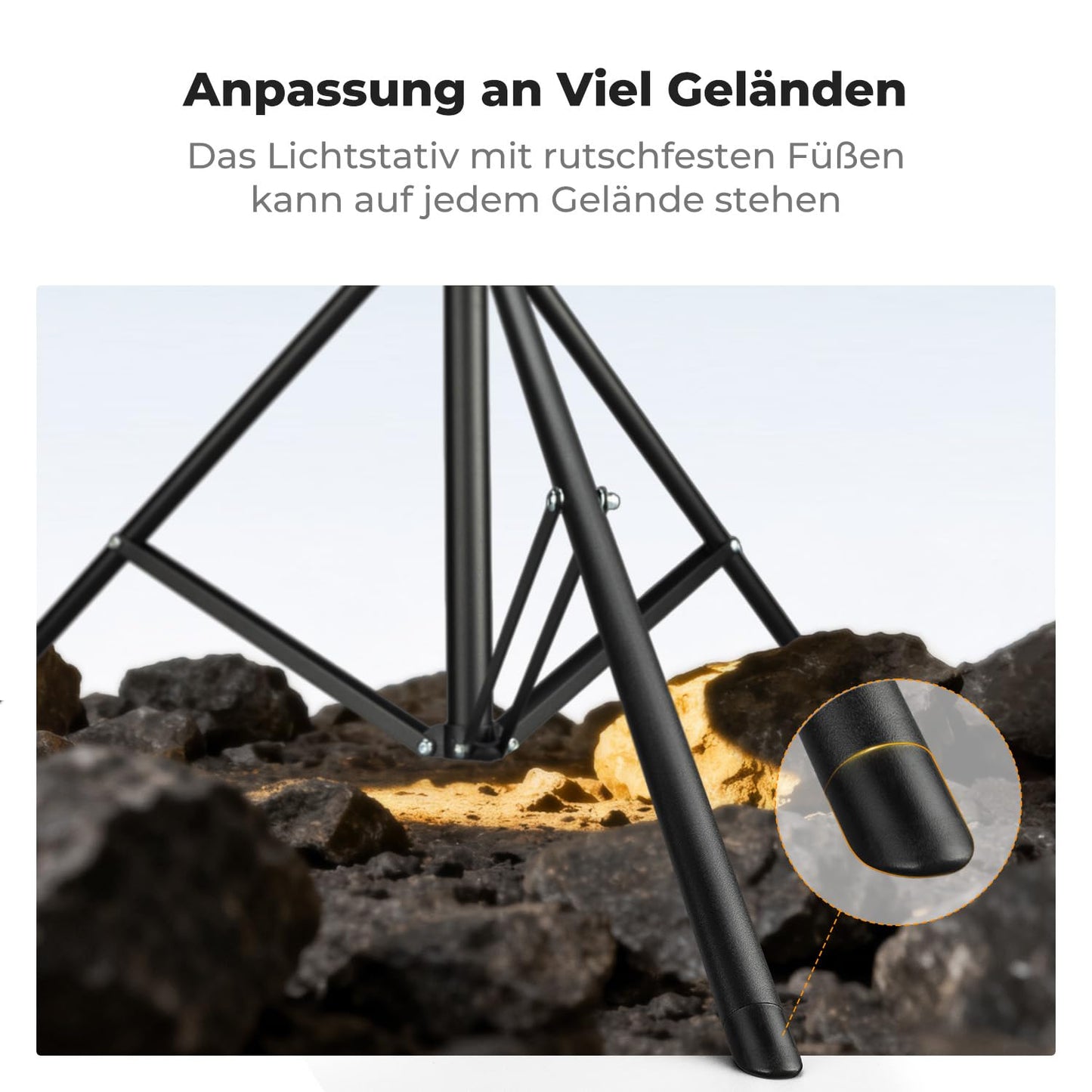 K&F CONCEPT 280CM Metal Photography Light Stand with Universal 1/4" Srew - KF34.043