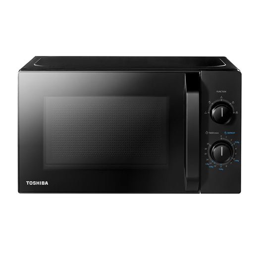 Toshiba MW2-MM20PE(BK) Cuptor cu microunde independent/cuptor cu microunde solo/20L/700W/5 nivele de putere cu funcție practică de dezghețare/iluminare LED în interior/negru