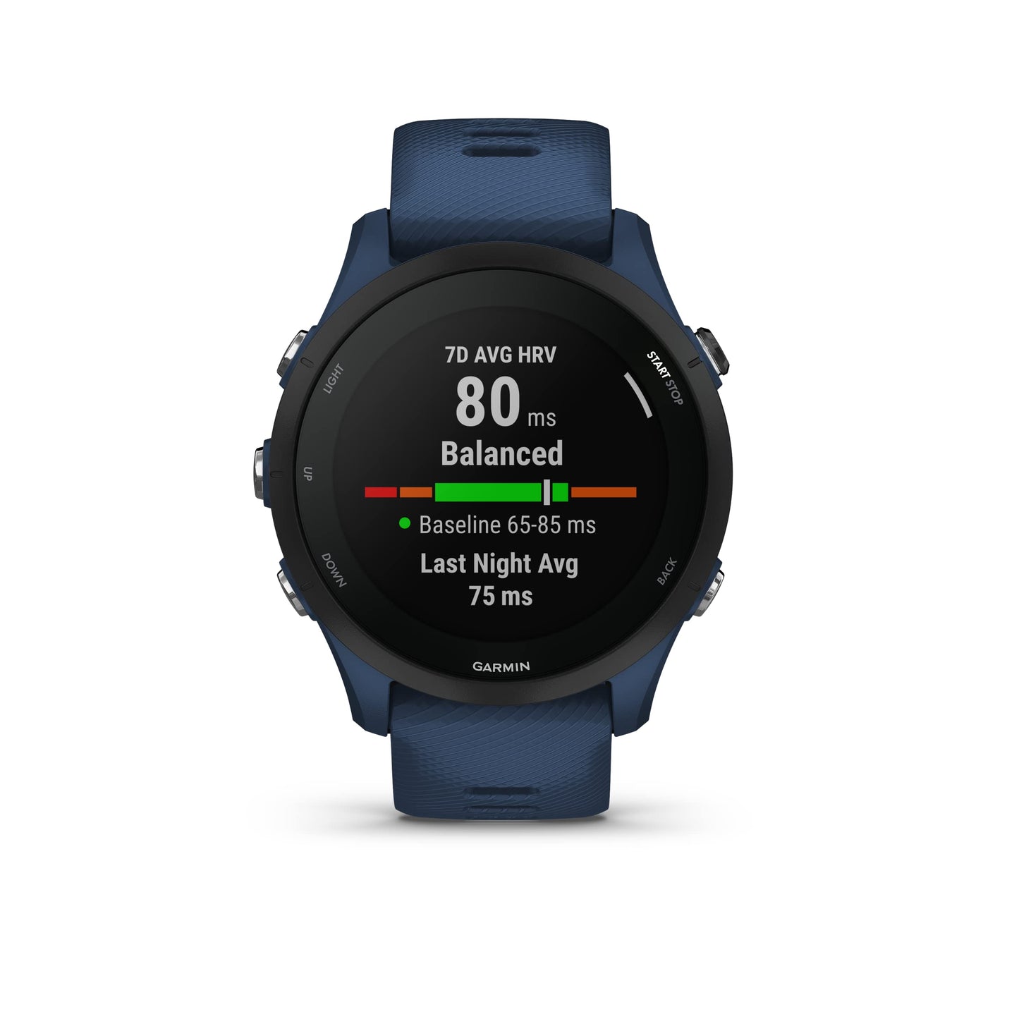 Garmin [renewed] Forerunner 255 - GPS running watch with training plans, running functions and detailed training analysis, 1.3" color display, battery life up to 14 days, waterproof [refurbished] - 010-N2641-11