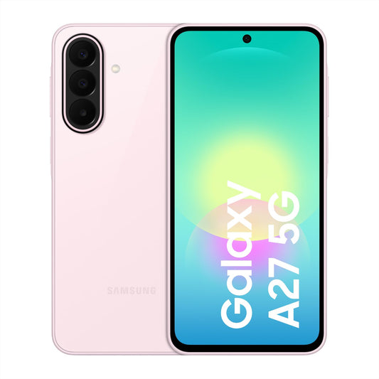 Samsung Galaxy A27 5G smartphone with AI functions, mobile phone, light pink 256GB - SM-A276BLICEUB