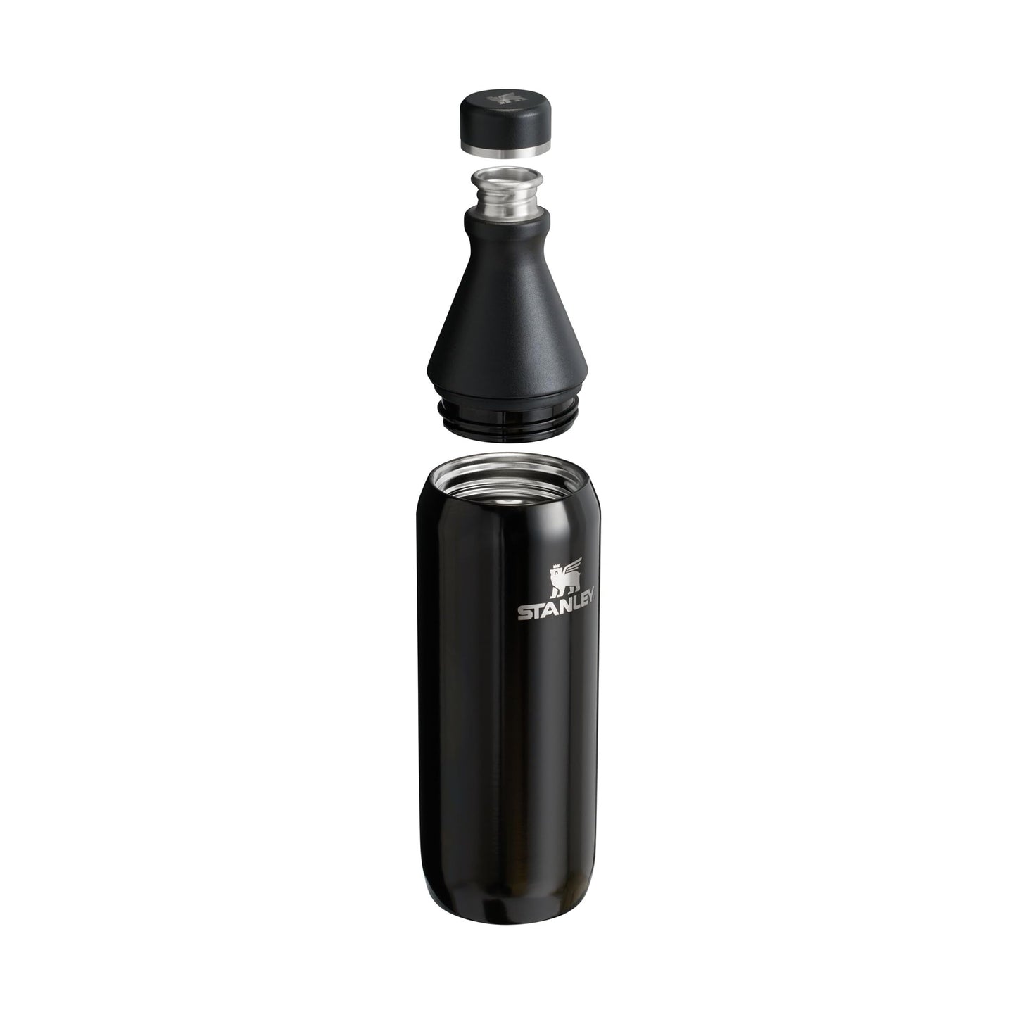 Stanley 1913 All Day Slim Drinking Bottle 0.6L - Black - 10-12069-024
