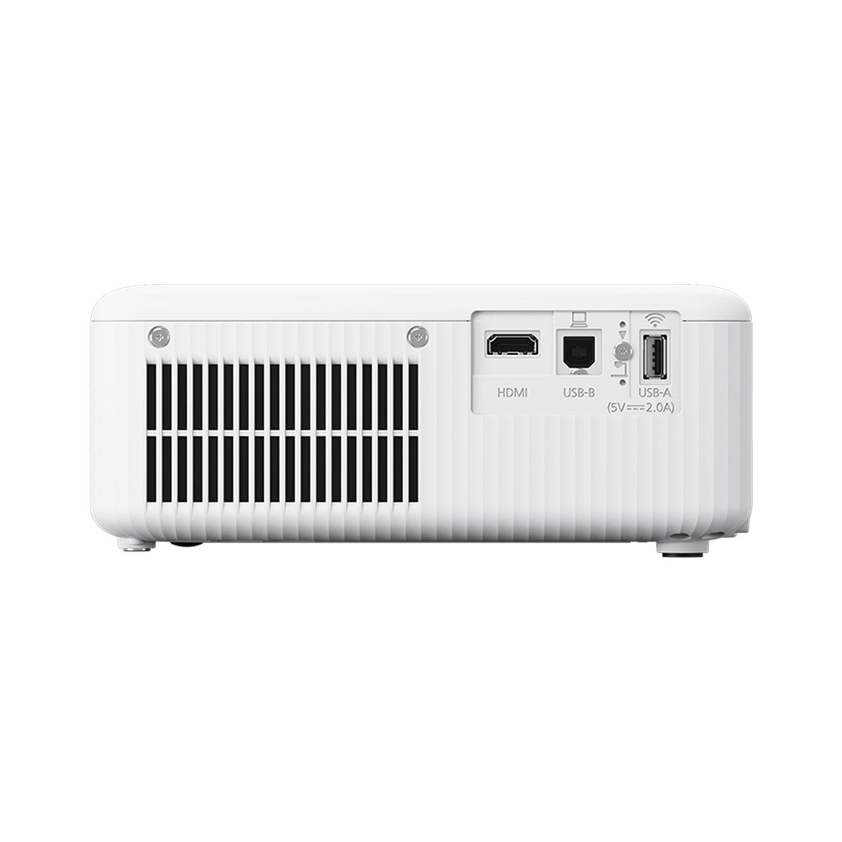 Epson CO-W01 | Affordable WXGA Projector | 3LCD | 3,000 ANSI Lumens | 378" Projection Size | Easy Setup | Keystone Correction | HDMI | For Home and Office | White - V11HA86040