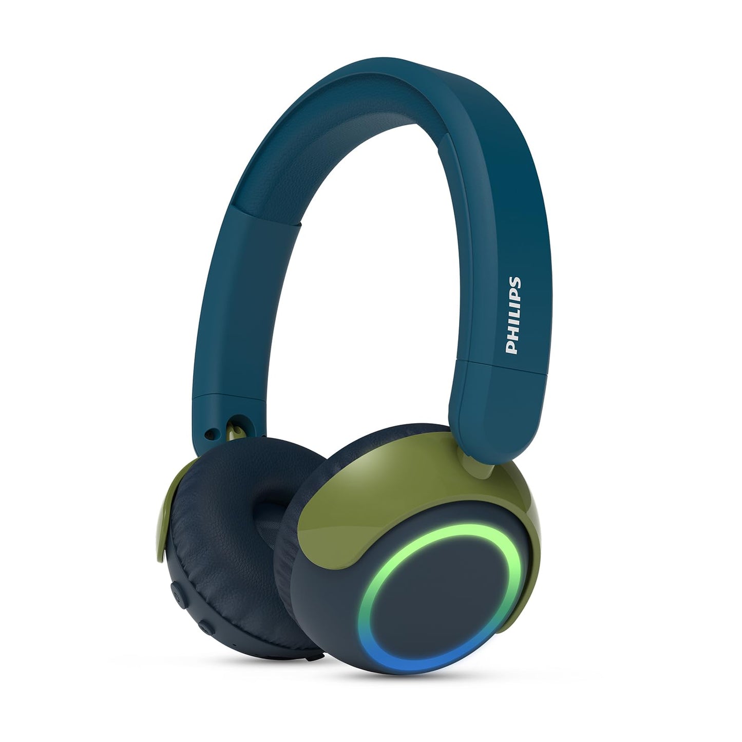 PHILIPS TAK4200CT 4200 Series Wireless Over-Ear Headphones for Kids, Volume Limited, Audio Sharing, 3.5mm and USB-C Cable Included - Crystal Teal - TAK4200CT/00