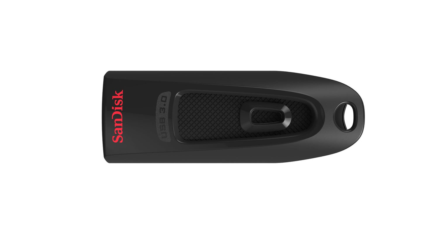 SanDisk Ultra USB 3.0 Flash Drive 128GB (SecureAccess Software, Password Protection, Transfer Speeds up to 130MB/s) Black (Pack of 2) - SDCZ48-128G-U46