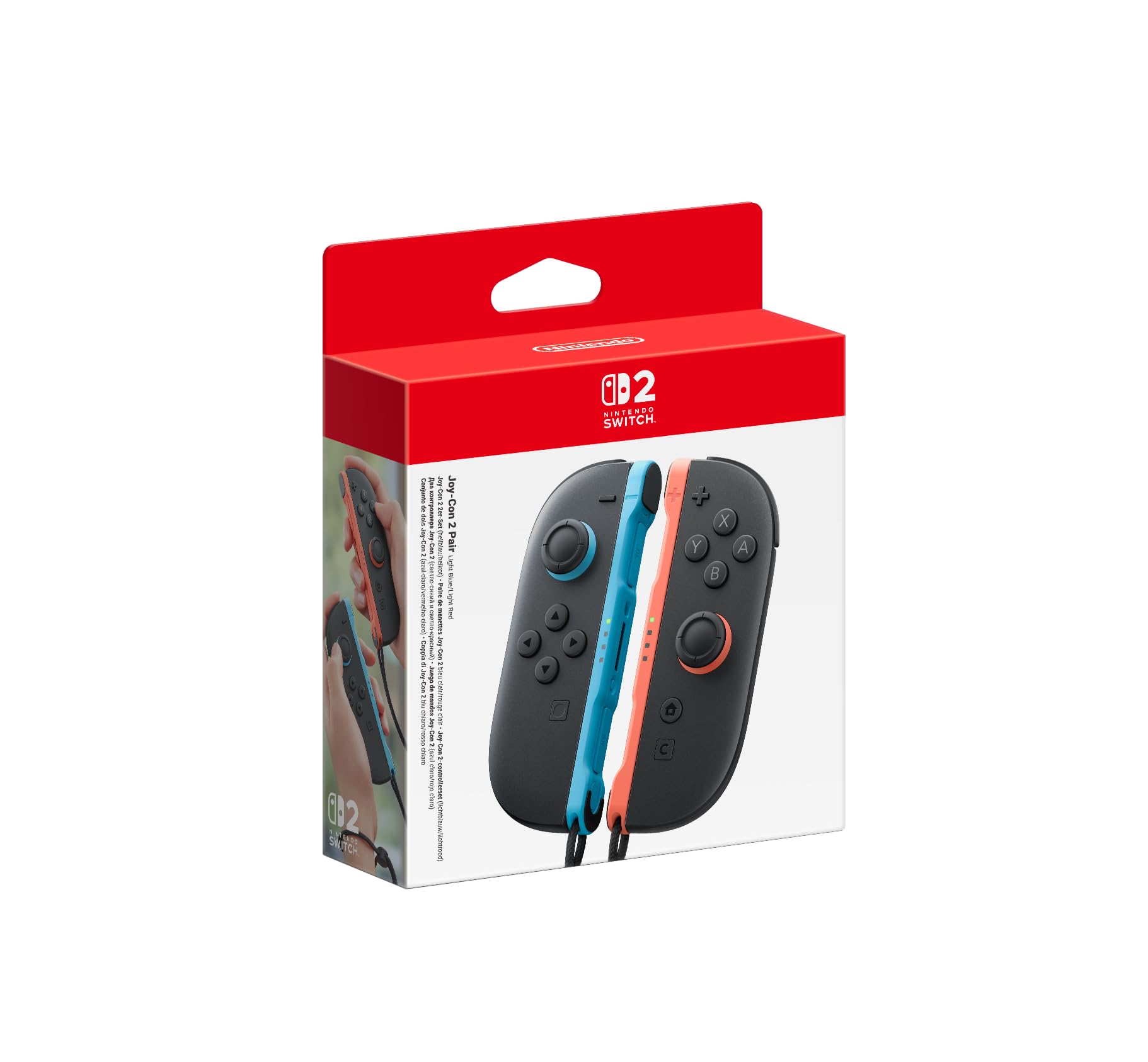 Nintendo Joy-Con 2 set of 2 (light blue-light red) - 045496321413